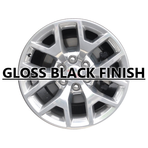 GMC 20'' Gloss Black OEM Rim Wheel 5698 20937765