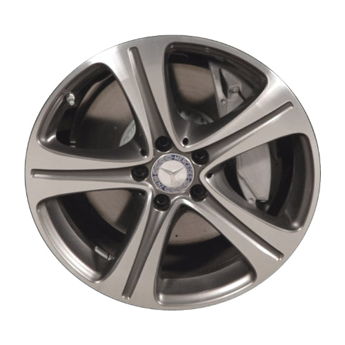 Mercedes-Benz 18" Grey Machined OEM Rim Wheel 85536 2134011400 2017-2020