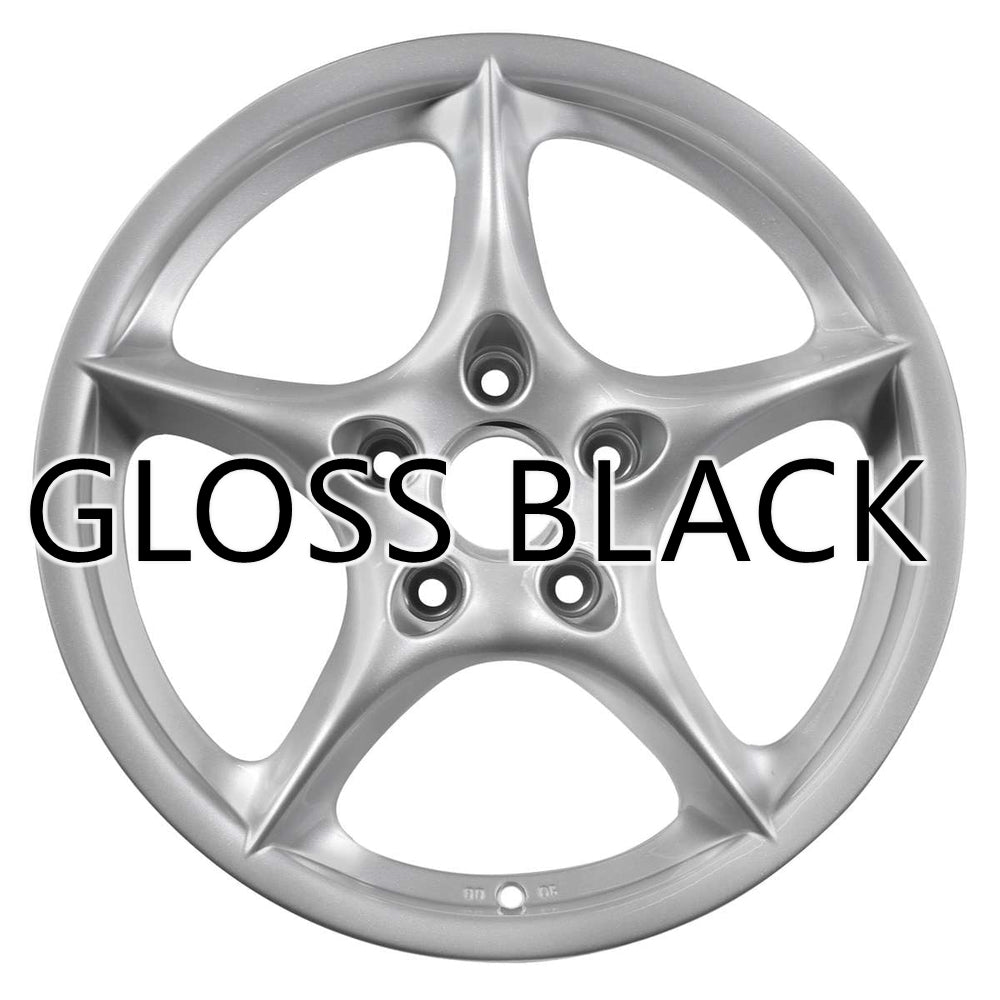 Porsche 18" Gloss Black OEM Rim Wheel 67309 99636214007 99636214003 2004