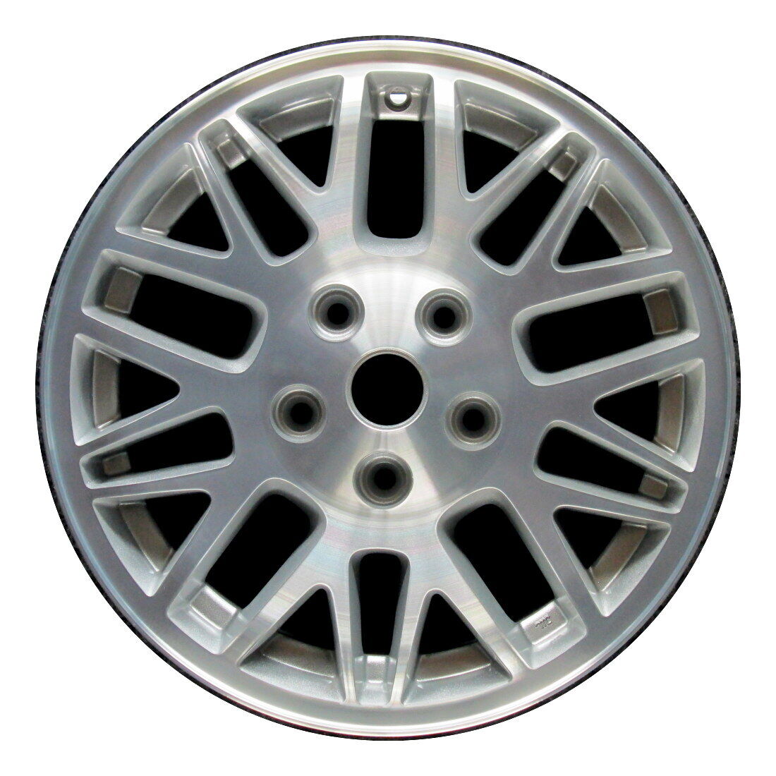 Jeep 17" Silver Machined OEM Rim Wheel 9052 2002-2004