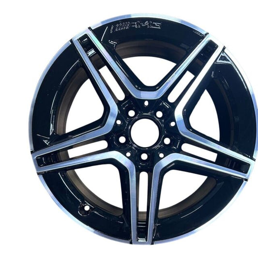 Mercedes-Benz 19" Black Machined OEM Rim Wheel 85699 A2054019080
