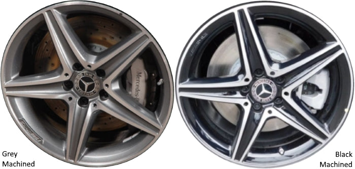 Mercedes-Benz 18" Gray Machined Face OEM Rim Wheel 85538 A2134011800