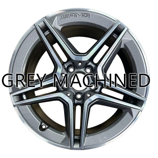 Mercedes-Benz 19" Gray Machined OEM Rim Wheel 85699 A2054019080