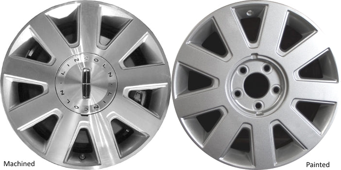 Lincoln 17 Silver OEM Rim Wheel 3501 3W1Z1007BA 4W1Z1007CA