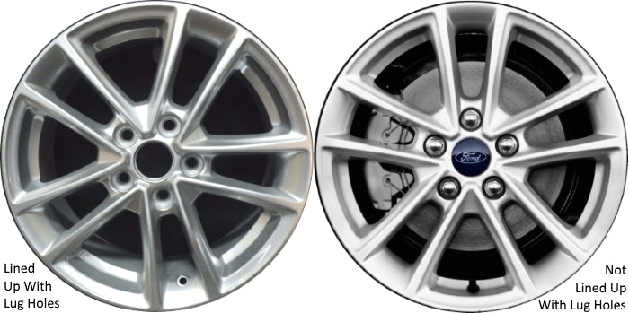 Ford 16" Powder Coat Silver OEM Rim Wheel 10010 F1EZ1007A