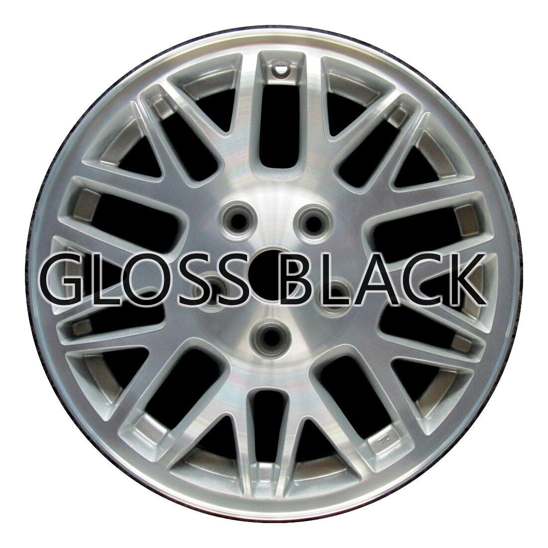 Jeep 17" Gloss Black OEM Rim Wheel 9052 2002-2004