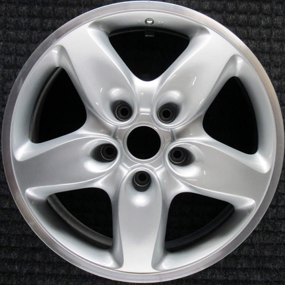 Porsche 18" Silver Machined OEM Rim Wheel 67263 955362136309A1