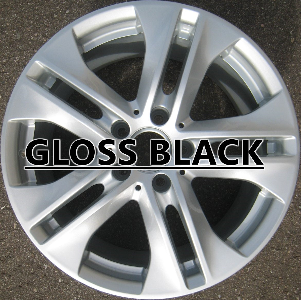 Mercedes-Benz 17" Gloss Black OEM Rim Wheel 85124 A2074010302 WHEEL