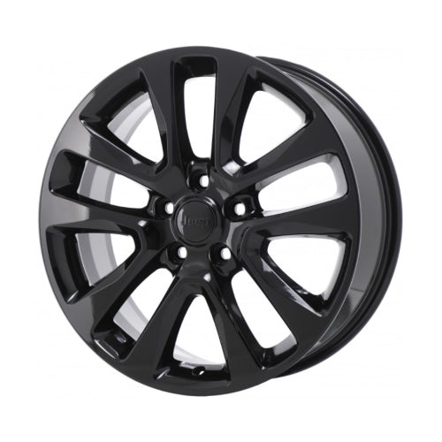 JEEP 20" Gloss Black OEM Rim Wheel 5XL06DX8AA WHEEL