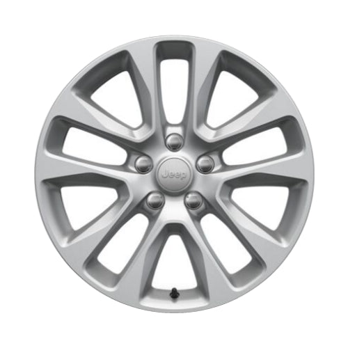 JEEP 20" Powder Coat Silver OEM Rim Wheel 5XL06DX8AA WHEEL