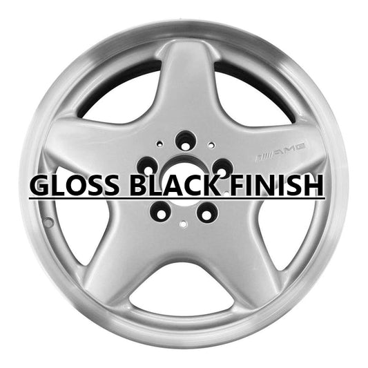 Mercedes-Benz 17" Gloss Black OEM Rim Wheel 65208 HWA1704010102