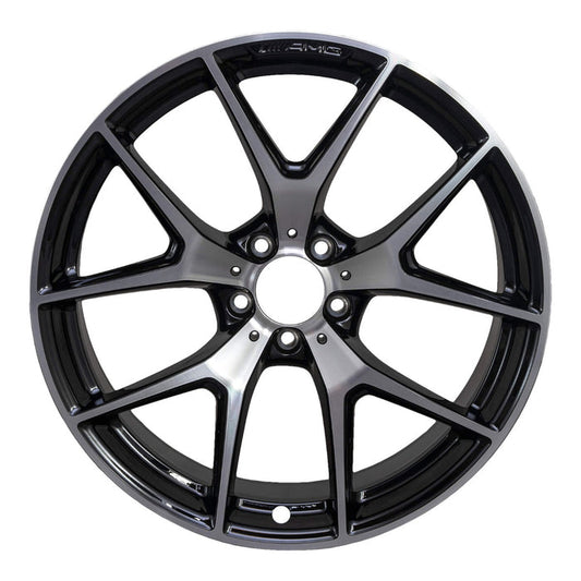 Mercedes-Benz 20" Black Machined OEM Rim Wheel 85731 25340156007X23 25340156007X21 REAR WHEEL