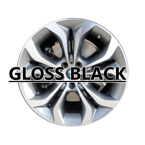 BMW 20" Gloss Black OEM Rim Wheel 71451 3611678801 36116796152 Rear WHEEL