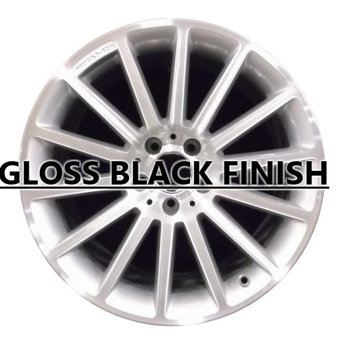 Mercedes-Benz 18" Gloss Black OEM Rim Wheel 85038 2304013802