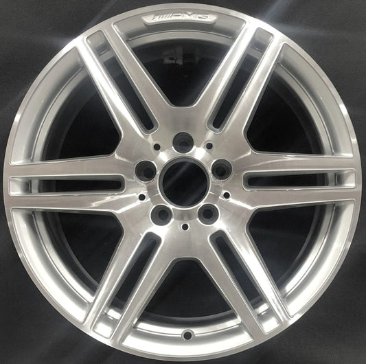 Mercedes-Benz 18" Machined Silver OEM Rim Wheel 85132 A2124012402 WHEEL