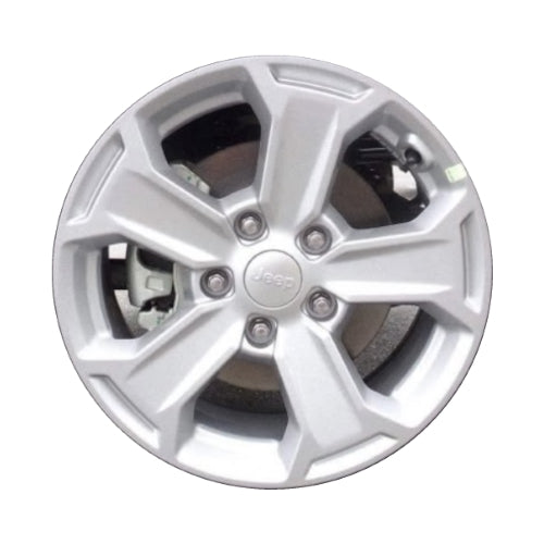 JEEP 17" Powder Coat Silver OEM Rim Wheel 9195