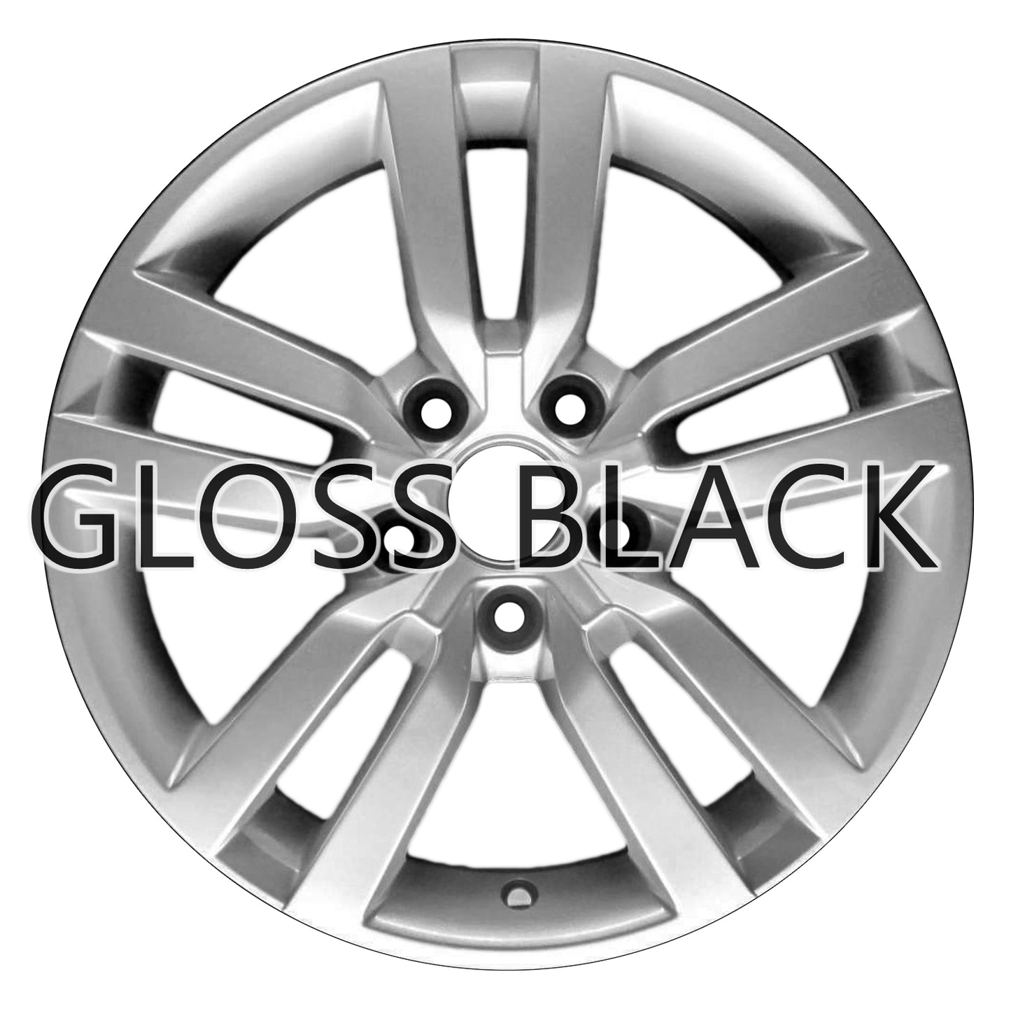 Volkswagen 16" Gloss Black OEM Rim Wheel 69934 5N0601125R8Z8