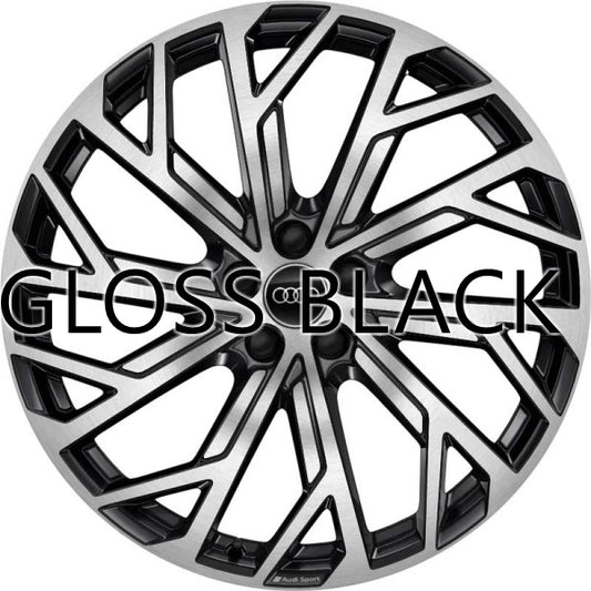 Audi 21" Gloss Black OEM Rim Wheel 12061 4N0601025AF