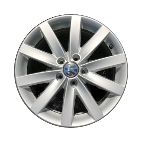 Volkswagen 17" Powder Coat Silver OEM Rim Wheel 69936 5K0601025F