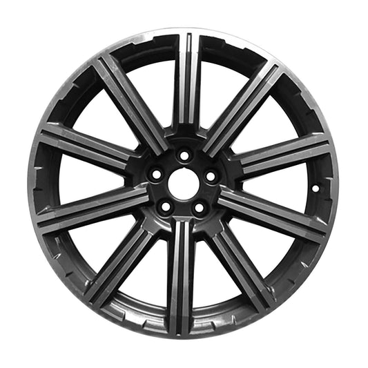 Audi 20" Charcoal Grey Machined OEM Rim Wheel 58988 4M0601025AD  2017-2019