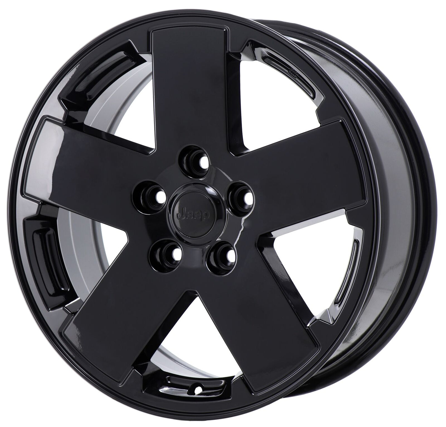 Jeep 18" Gloss Black OEM Rim Wheel 9076 1BB71TRMAB