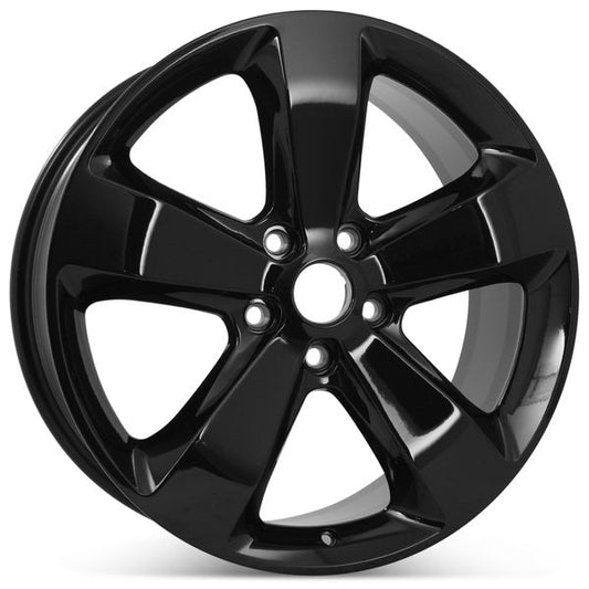 Jeep 20" Gloss Black OEM Rim Wheel 9137 1WQ90DX8AB Grand Cherokee