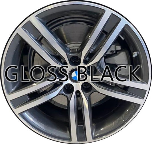 BMW 18" Gloss Black OEM Rim Wheel 86162 63116894842