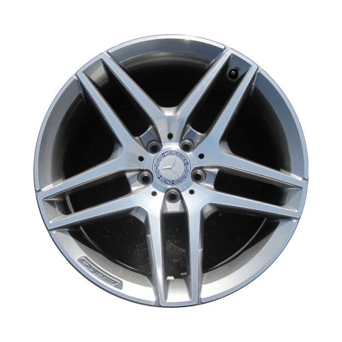 Mercedes-Benz 19" Gray Machined OEM Rim Wheel 85348 2224010000 2015-2016, 2014-2017, 2015-2017