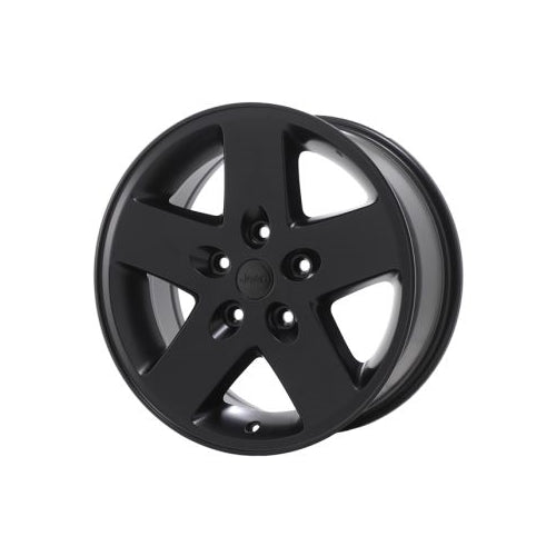 Jeep 17" Gloss Black OEM Rim Wheel 9074 2007-2017