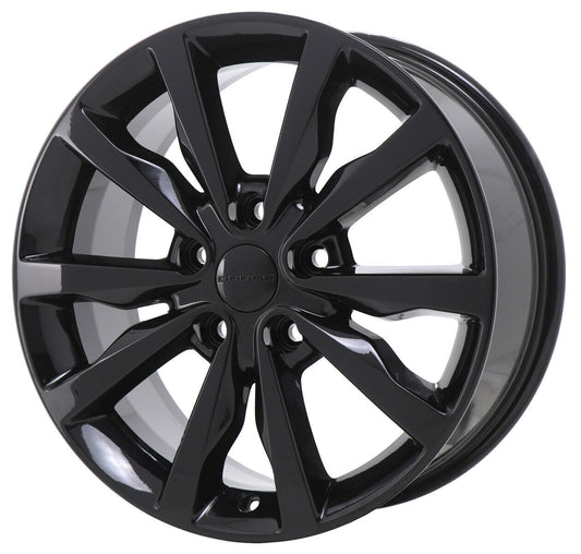 Dodge 18" Gloss Black OEM Rim Wheel 2492 1XC16GSAAA 1XC16GSAAB 1XC16GSAAC