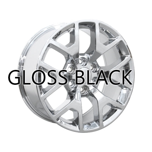 GMC 20" Gloss Black OEM Rim Wheel 5656 22953509