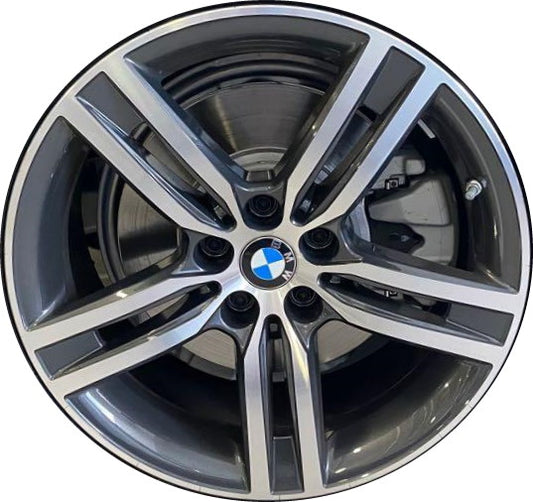 BMW 18" Charcoal Machined OEM Rim Wheel 86162 63116894842