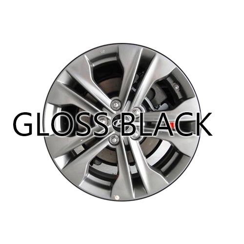 Hyundai 17" Gloss Black OEM Rim Wheel 70845 529104Z175 529102W170