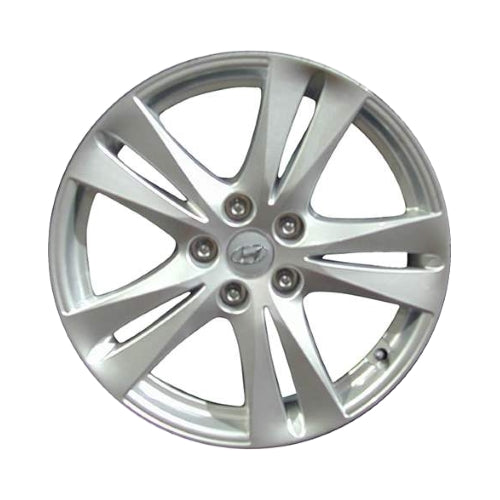 Hyundai 18" Powder Coat Silver OEM Rim Wheel 70784 529102B385 529102B380