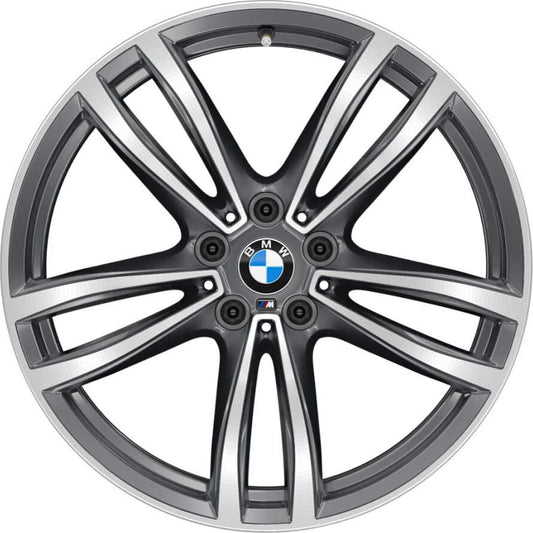 BMW 19" Gray Machined Face OEM Rim Wheel 86275 36117850579