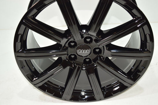 Audi 20" Gloss Black OEM Rim Wheel 58988 4M0601025AD 2017-2019