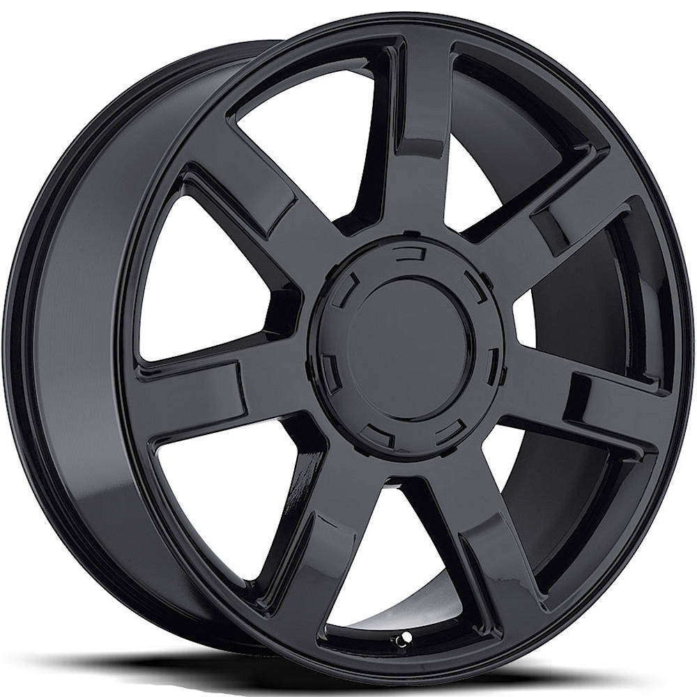 Cadillac 22" Gloss Black OEM Rim Wheel 5309 9595854  Escalade