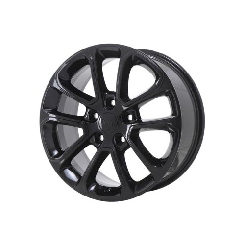 Jeep 18" Gloss Black OEM Rim Wheel 9136 1VH40XZAAB 7AZ97LS1AA