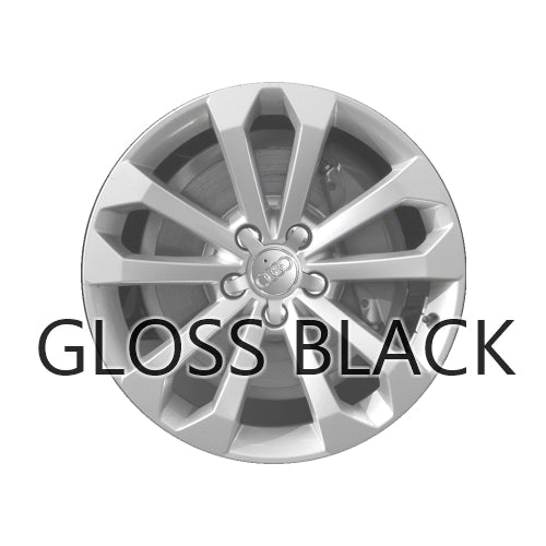 Audi 18" Gloss Black OEM Rim Wheel 58917 8R0601025AD 8R0601025BM