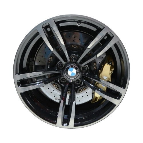 BMW 19" Black Machined Tinted Clear OEM Rim Wheel 86094 36112284755