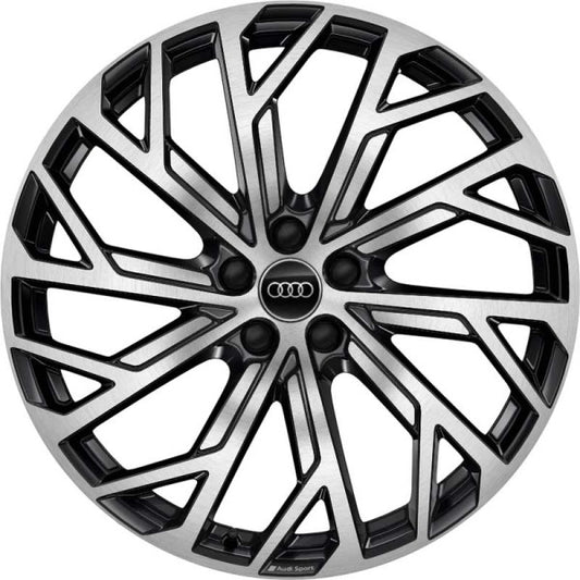 Audi 21" Black Machined OEM Rim Wheel 12061 4N0601025AF