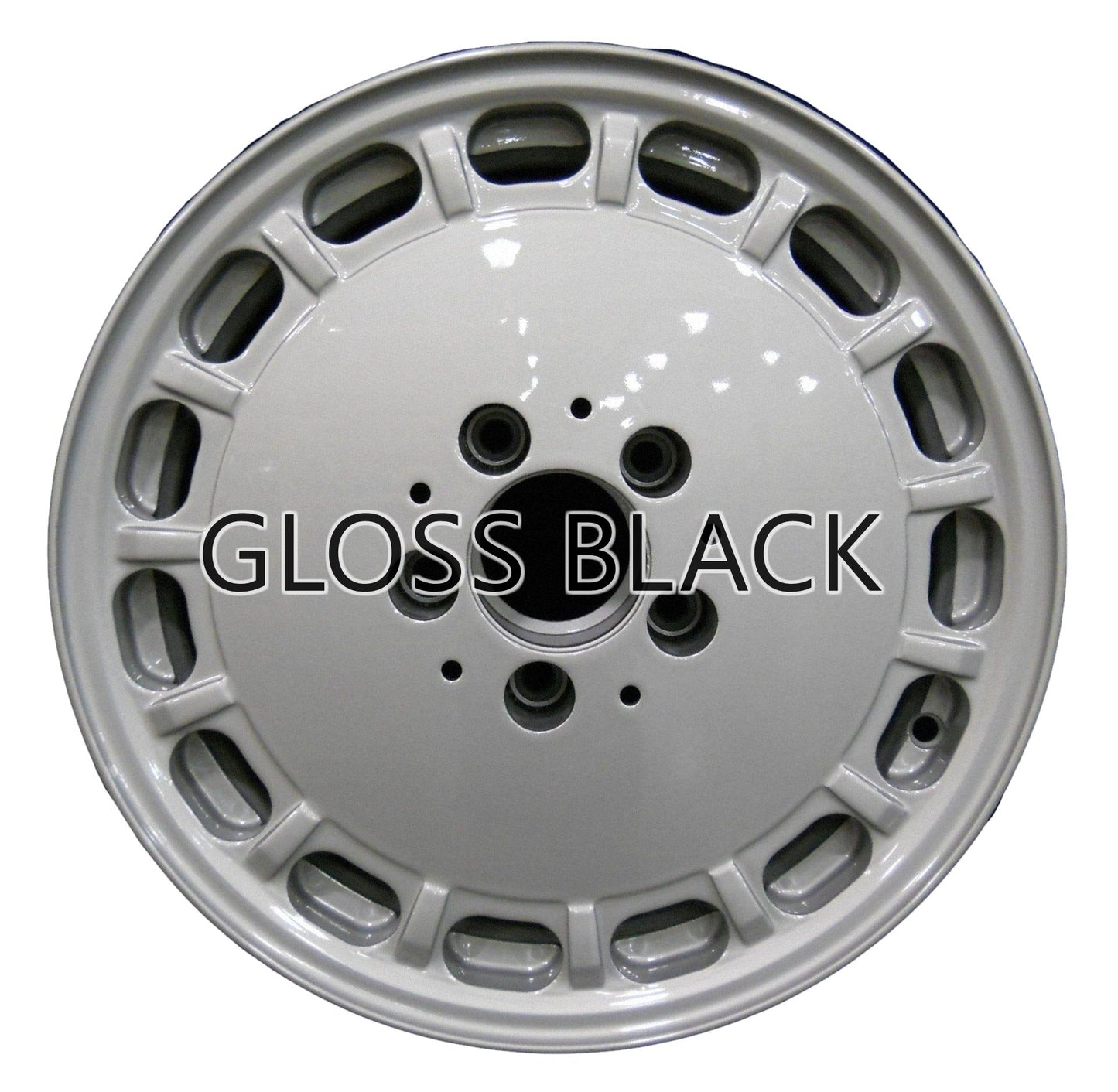 Mercedes-Benz 15" Gloss Black OEM Rim Wheel 65140, 65145 1264004102