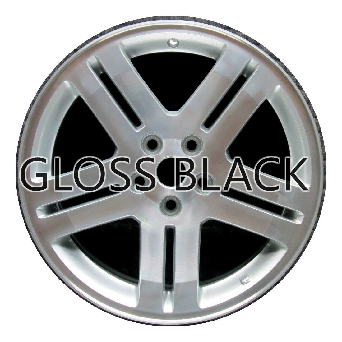 Dodge 17" Gloss Black OEM Rim Wheel 2308 OXX67TRMAB