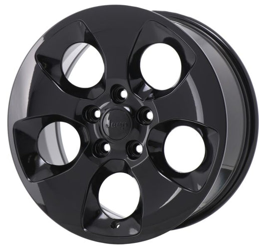 Jeep 18" Gloss Black OEM Rim Wheel 9119 1XA51TRMAA Wrangler