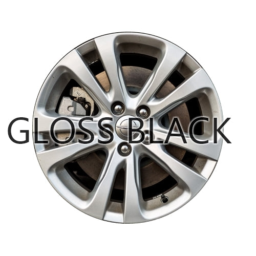 Chrysler 17" Gloss Black OEM Rim Wheel 2511U20 1WM43TRMAA