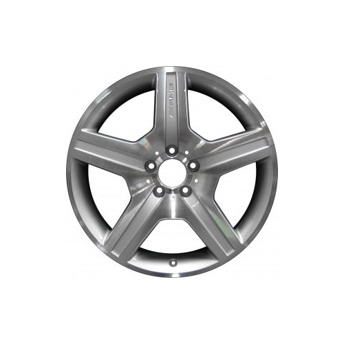 Mercedes-Benz 19" Silver Machined OEM Rim Wheel 85021 2214012602 (2007-2009,2011)