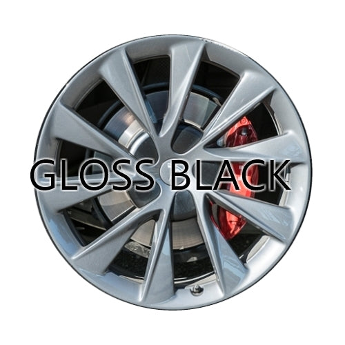 Tesla 21" Gloss Black OEM Rim Wheel 106651901A 106651900B 1006651900C