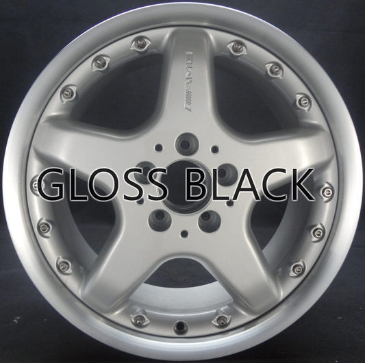 Mercedes-Benz 17" Gloss Black OEM Rim Wheel 65255 A2034001202 2002-2003