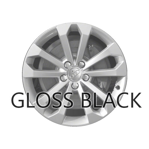 Audi 18" Gloss Black OEM Rim Wheel 58917 8R0601025AD 8R0601025BM (2013-2017) GLOSS BLACK