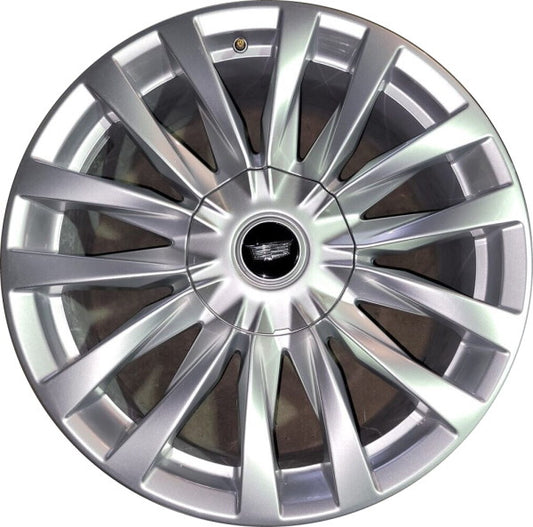 Cadillac 22" Silver OEM Rim Wheel 4873 84258724 23376238